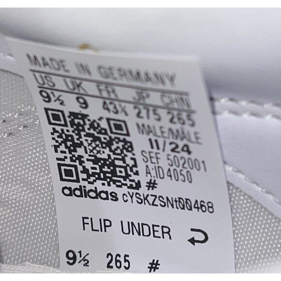 New Men’s Sz 9.5 Adidas Copa Mundial FG Soccer Cleats Germany White Black ID4050 - Picture 6 of 8